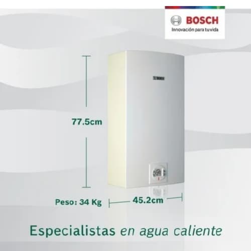 Calentador Bosch 30L tiro forzado Therm 8000S